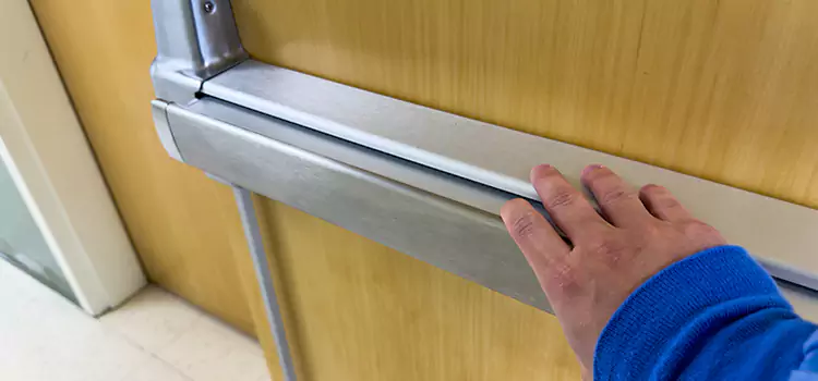 Installing a Push Bar on a Door Dayton